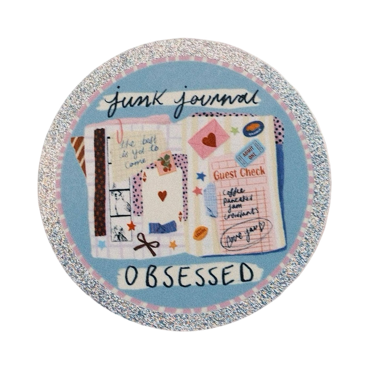 Junk Journal Obsessed Sticker