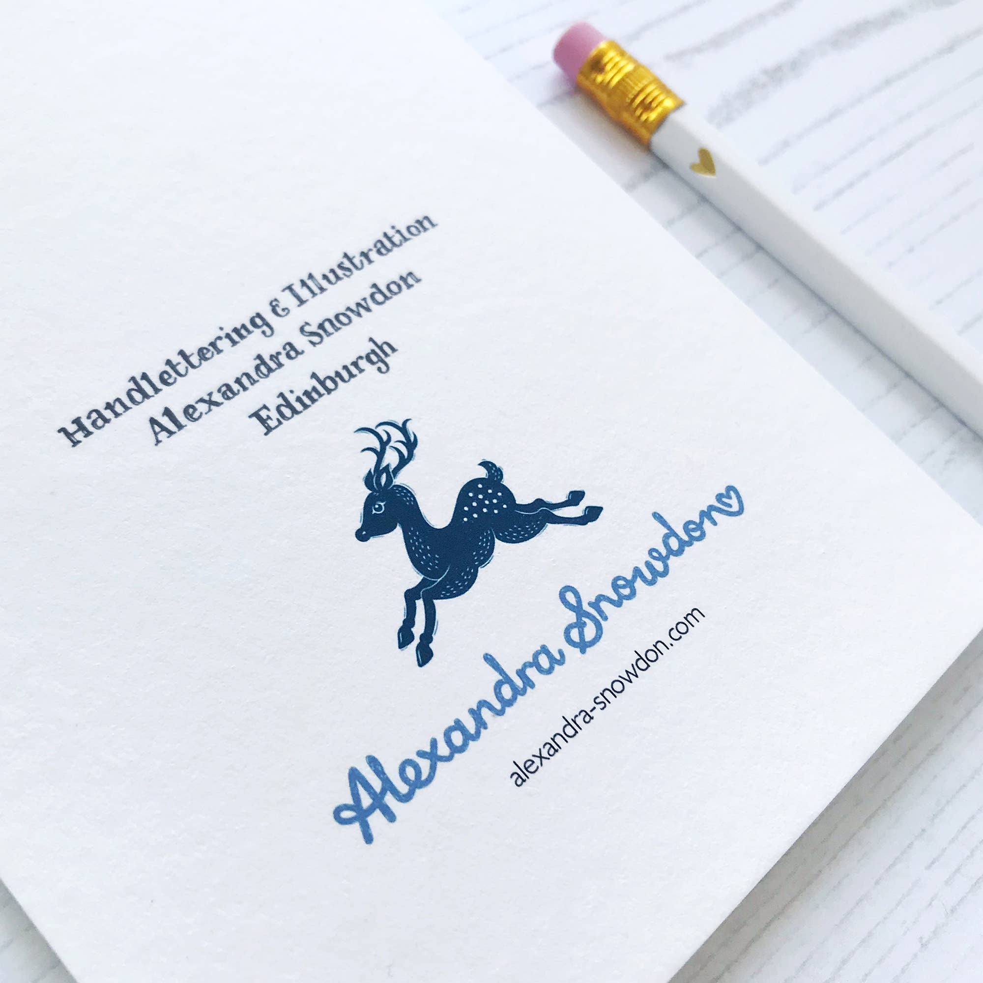 Greetings From Scotland Deer Card