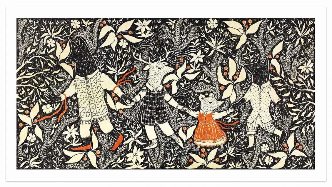Harvest Dance Mini Print