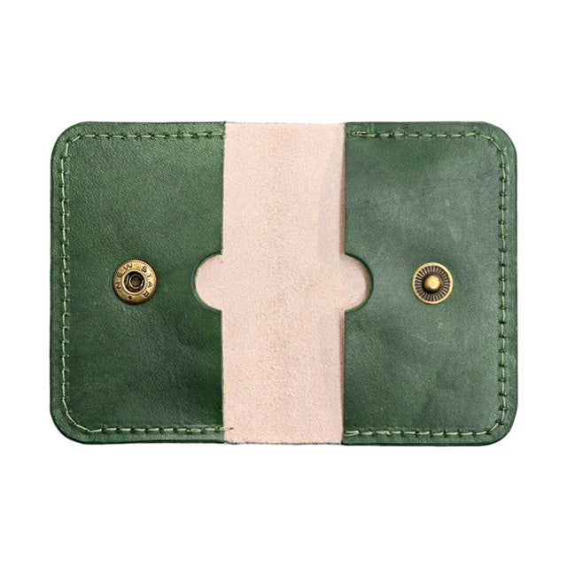 Folded Leather Card Holder