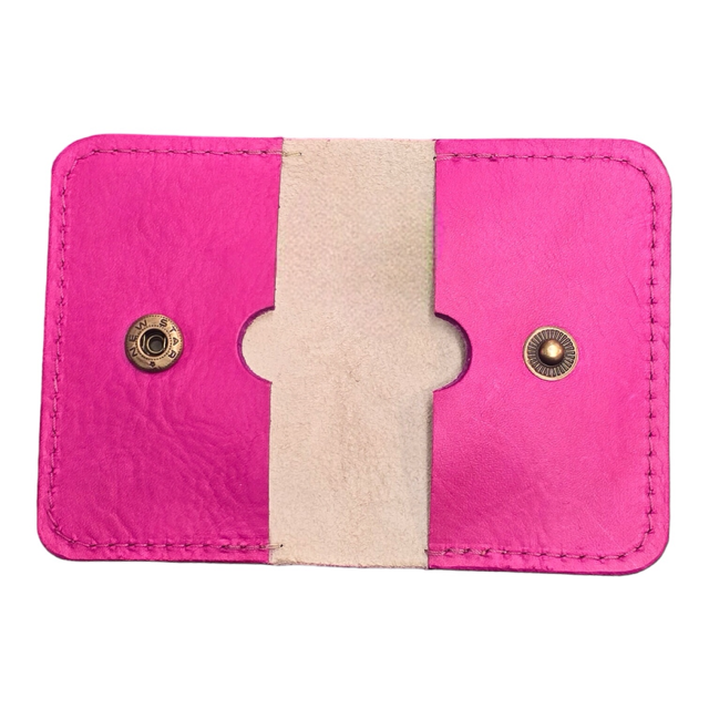 Folded Leather Card Holder