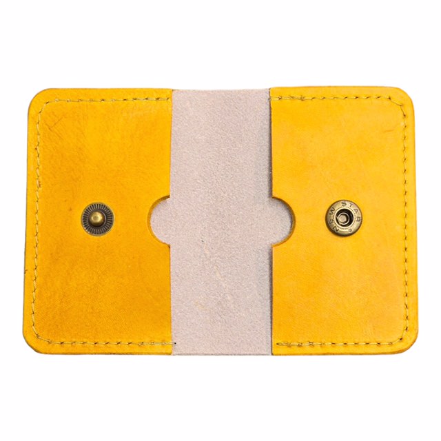 Folded Leather Card Holder