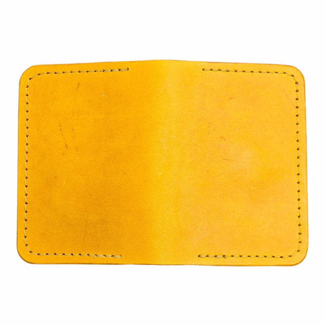 Folded Leather Card Holder