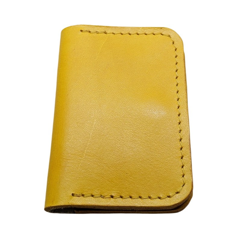 Folded Leather Card Holder