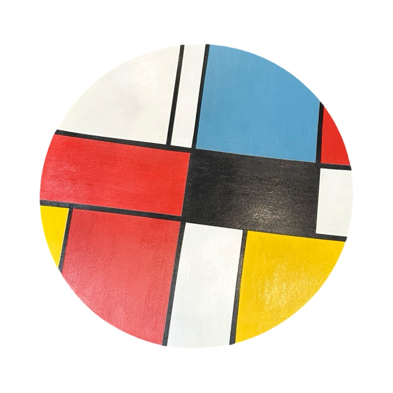 Geometric Round Coffee Table