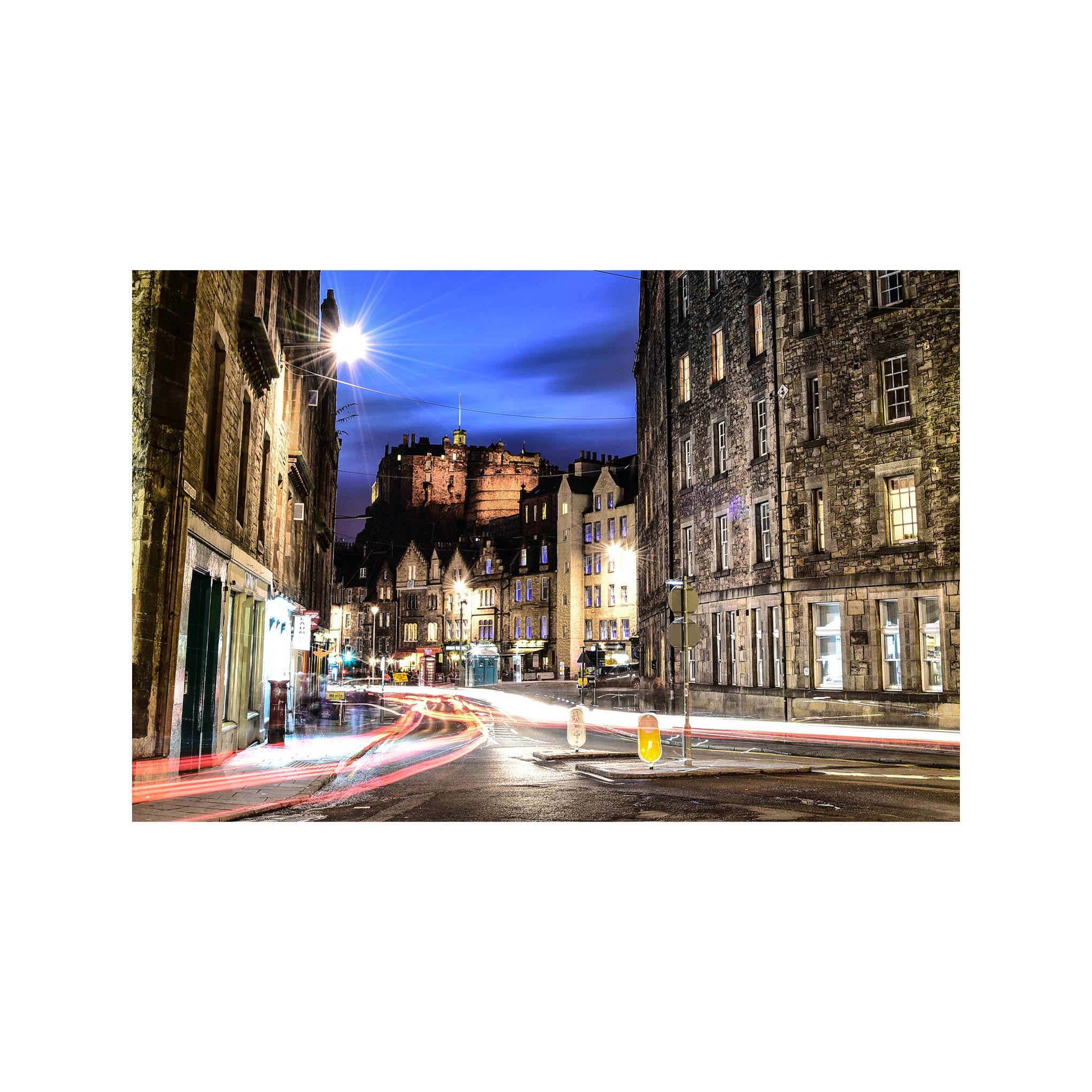Edinburgh Castle Grassmarket Print