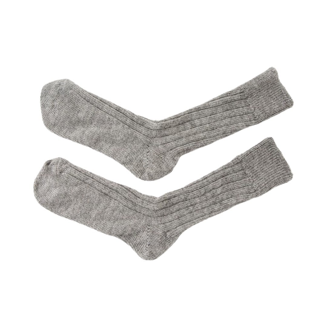 Luxury alpaca bed socks.