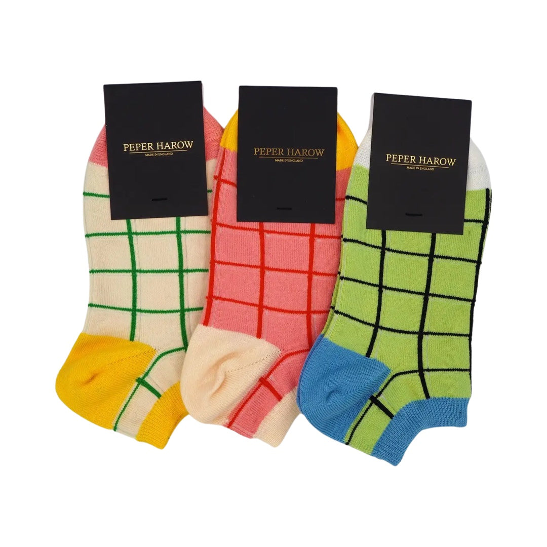Grid Ladies Trainer Socks
