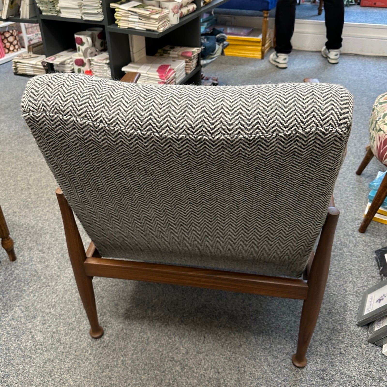 Photo of the chair from behind