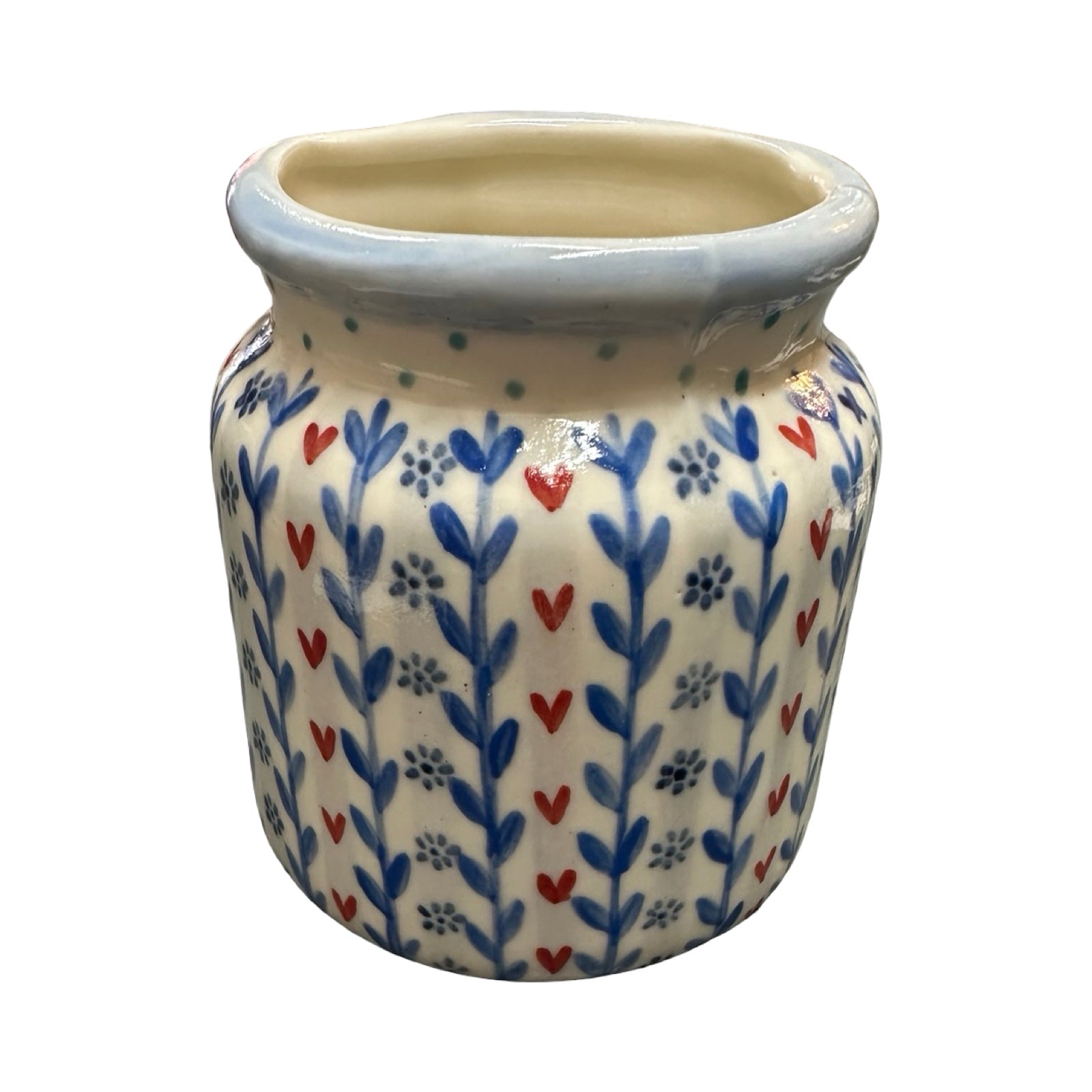 Hearts Porcelain Jar