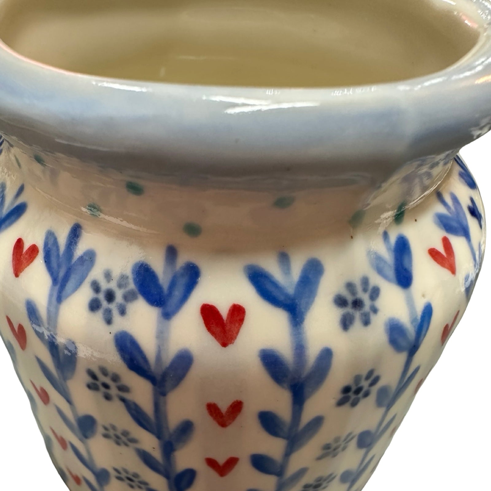 Hearts Porcelain Jar