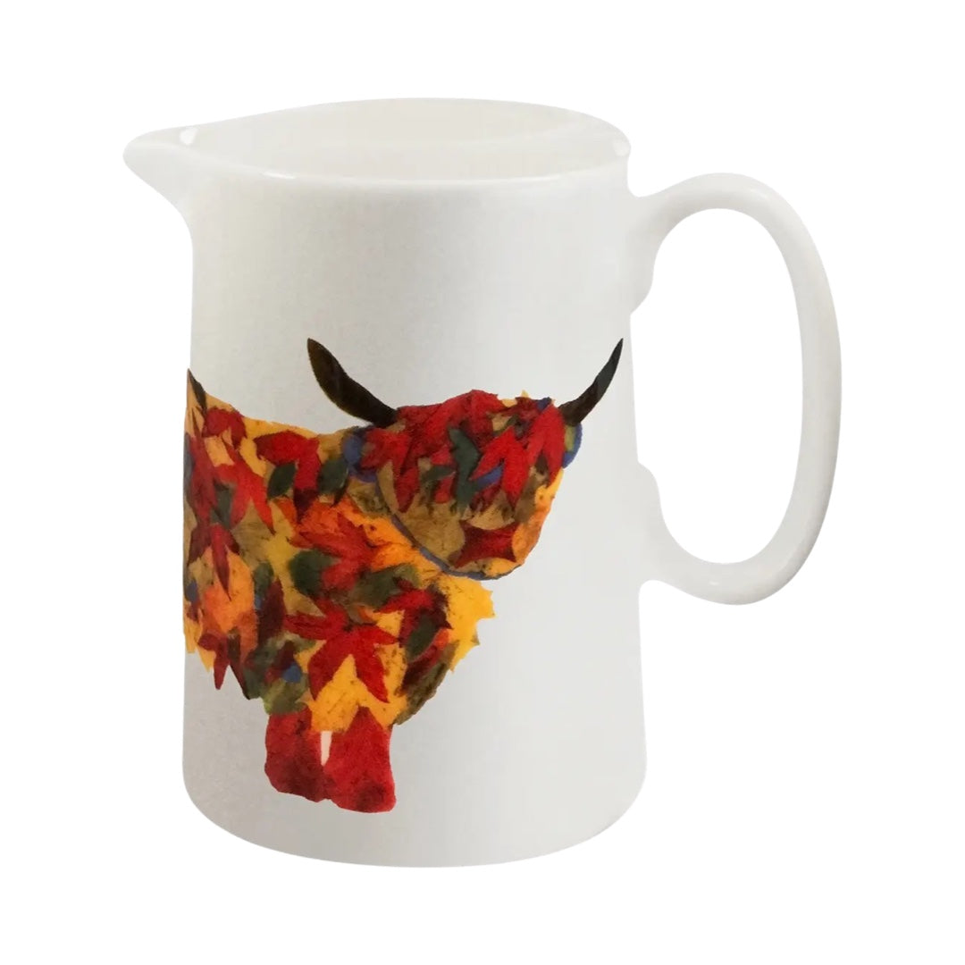 Highland Cow Bone China Milk Jug