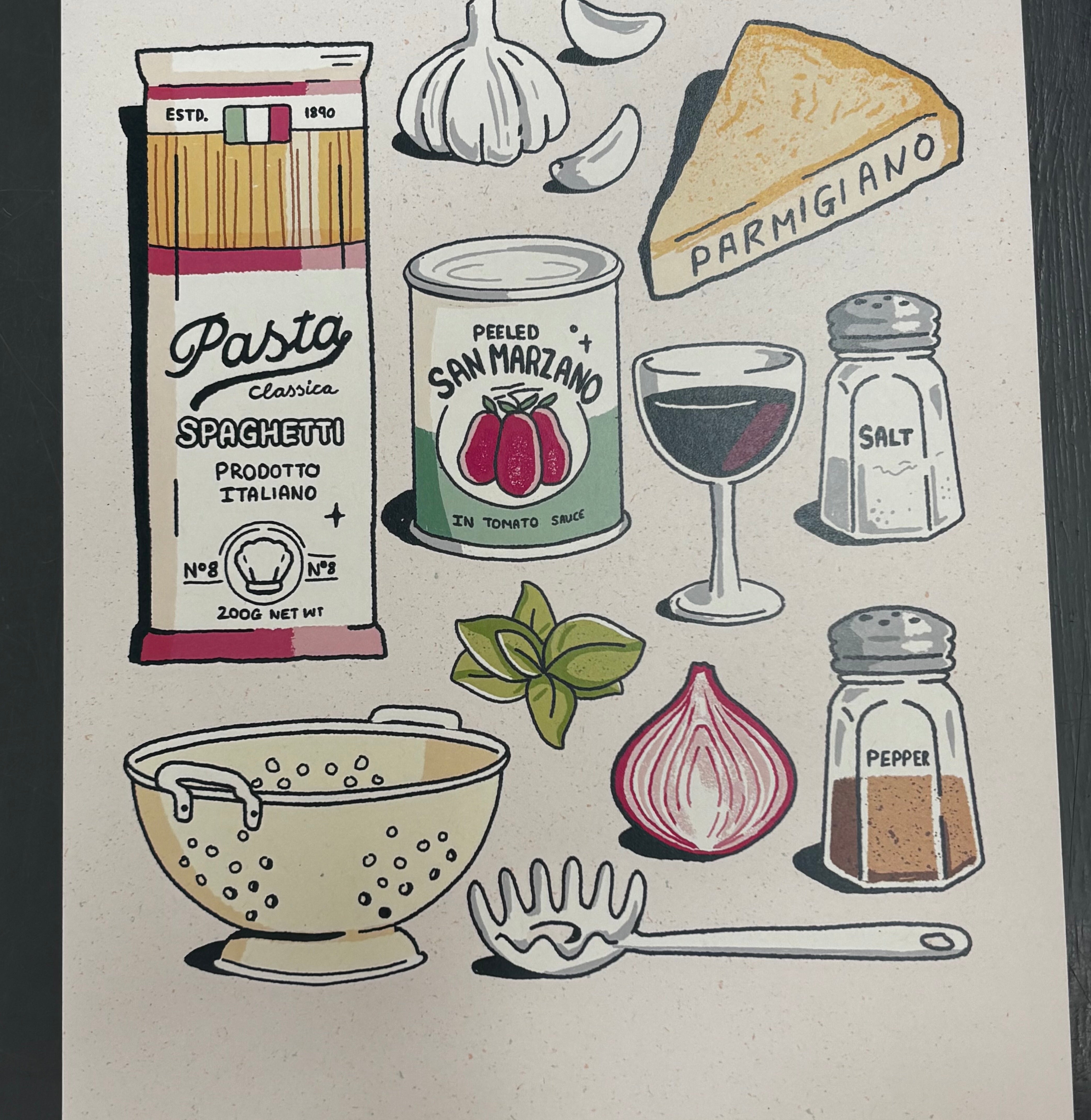 Pasta Print