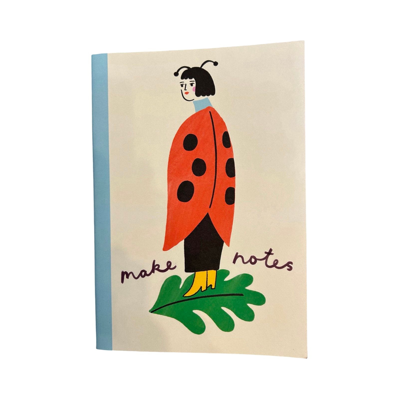 These gorgeous notebooks feature a lady dressed in a ladybird coat.