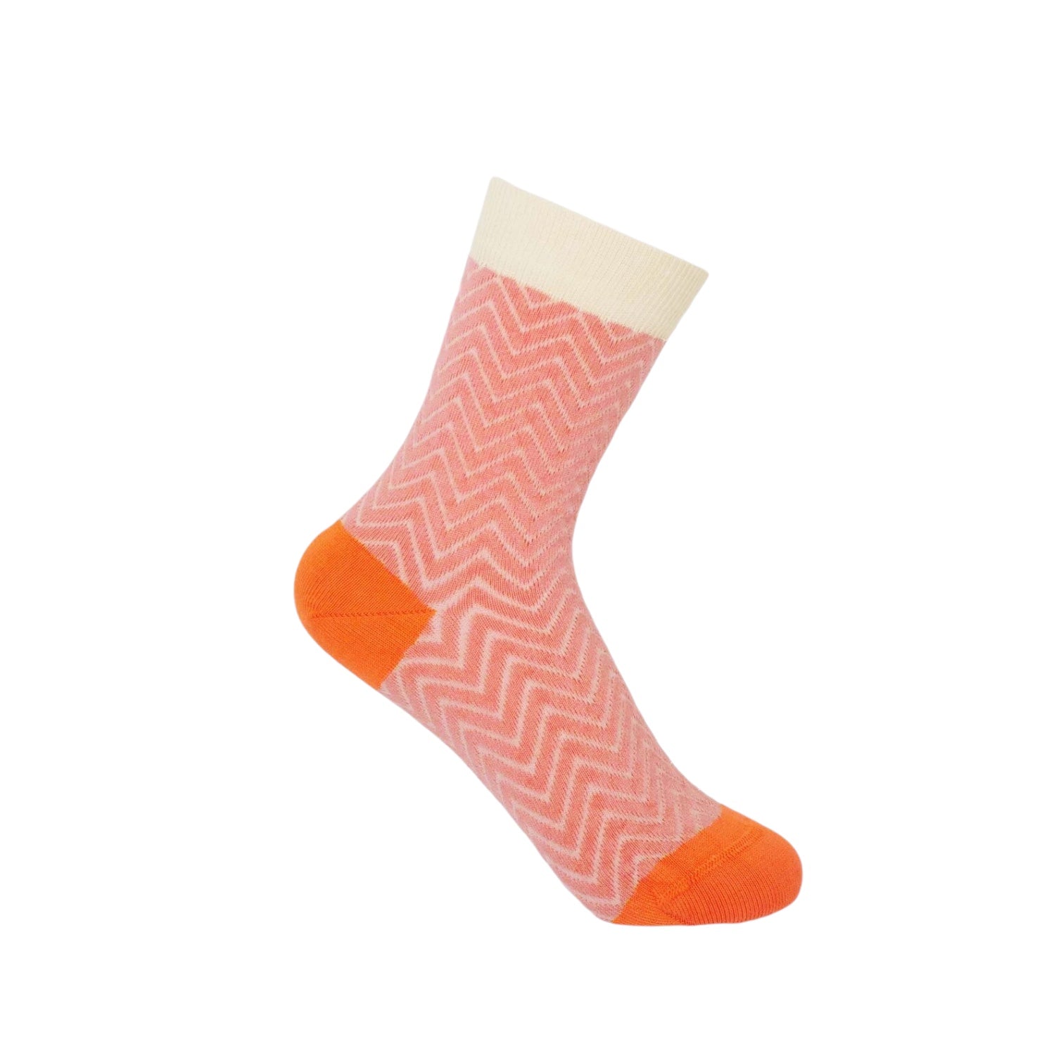 Zig Zag Ladies Ankle Socks