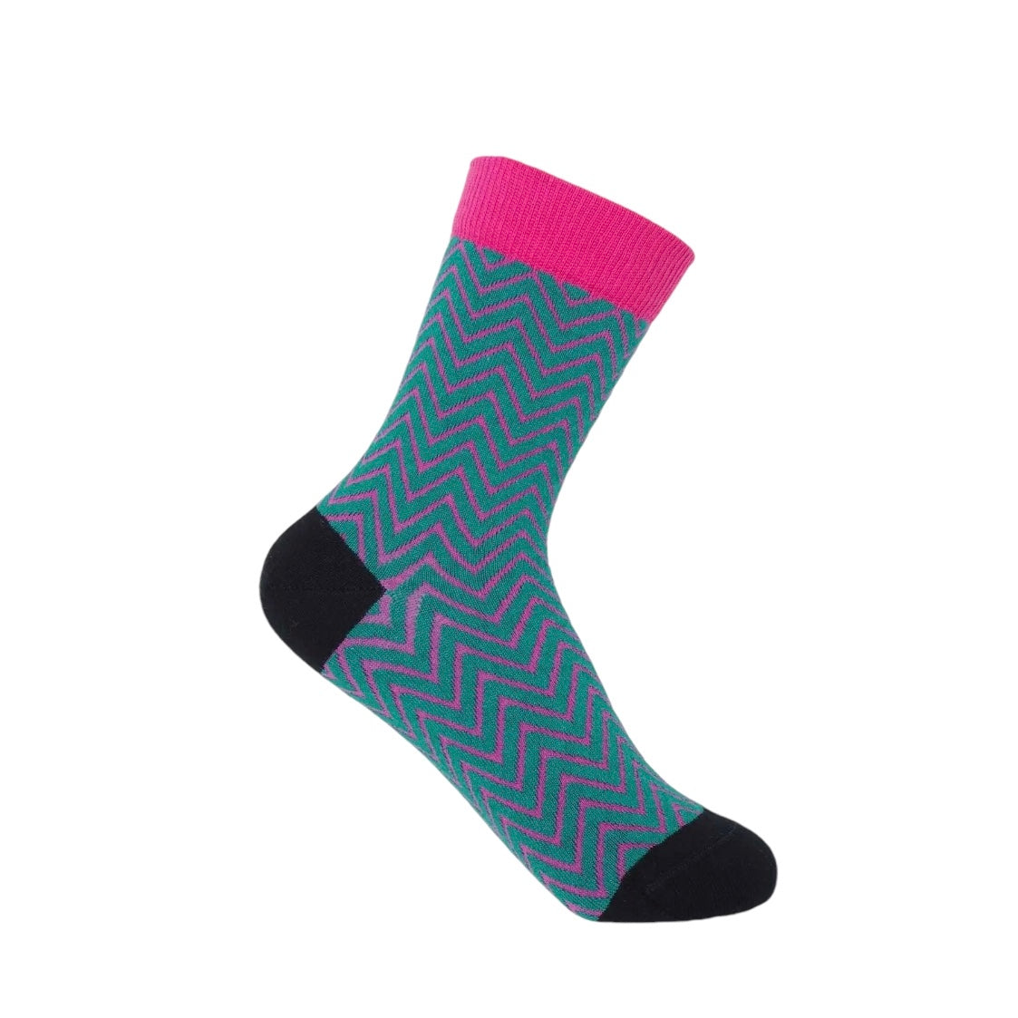 Zig Zag Ladies Ankle Socks