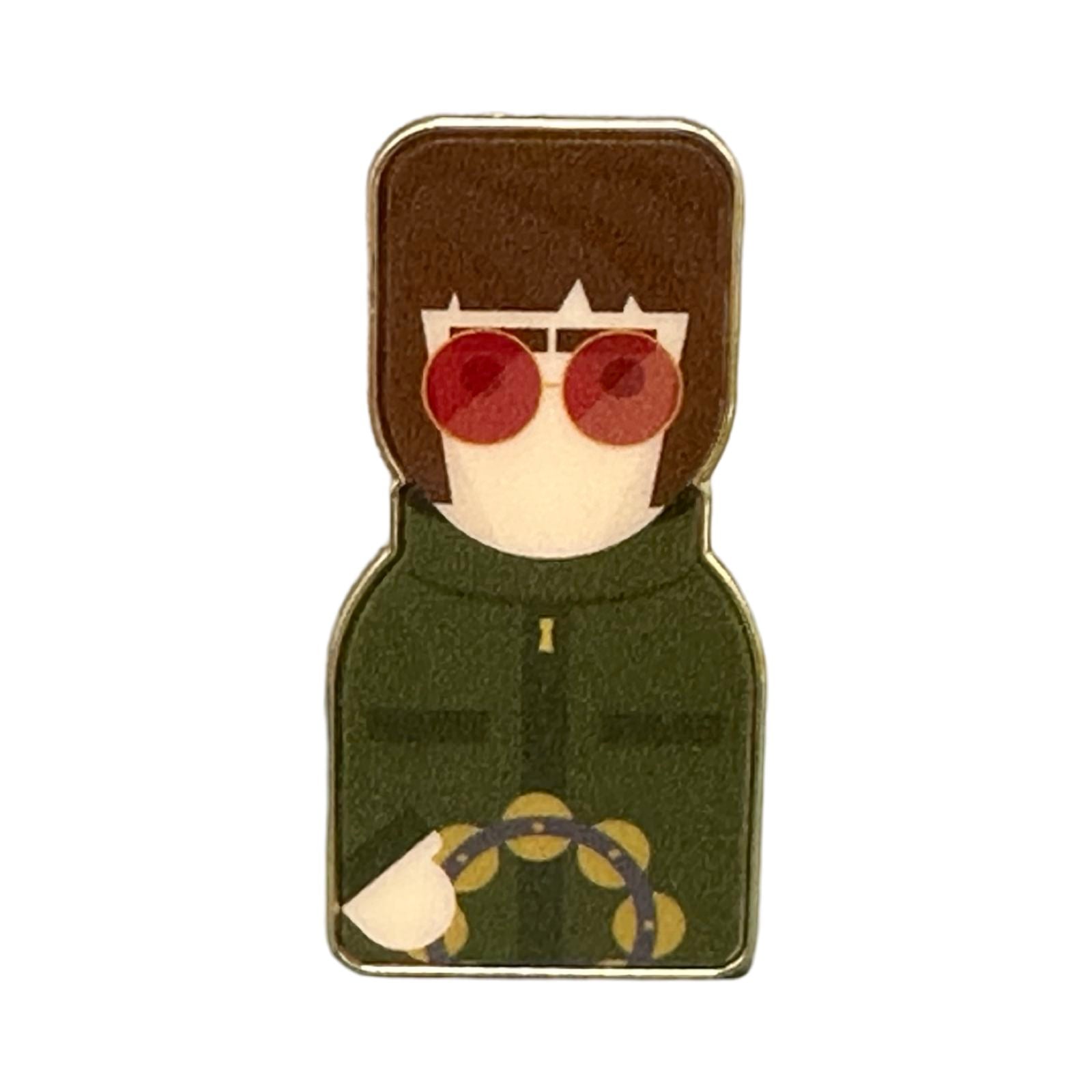 Liam Gallagher Enamel Pin Badge