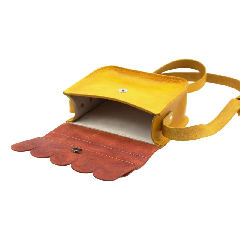 Pangolin Mini Leather Satchel
