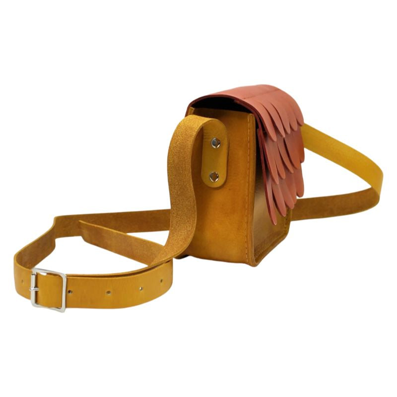 Pangolin Mini Leather Satchel