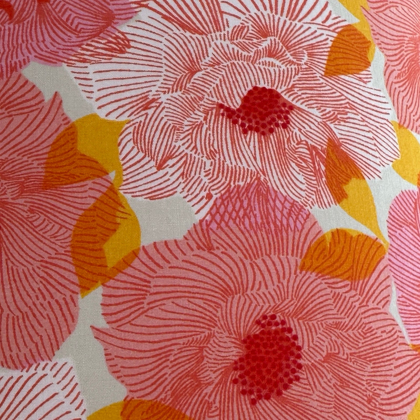 Pastel Roses Pink Drum Lampshade