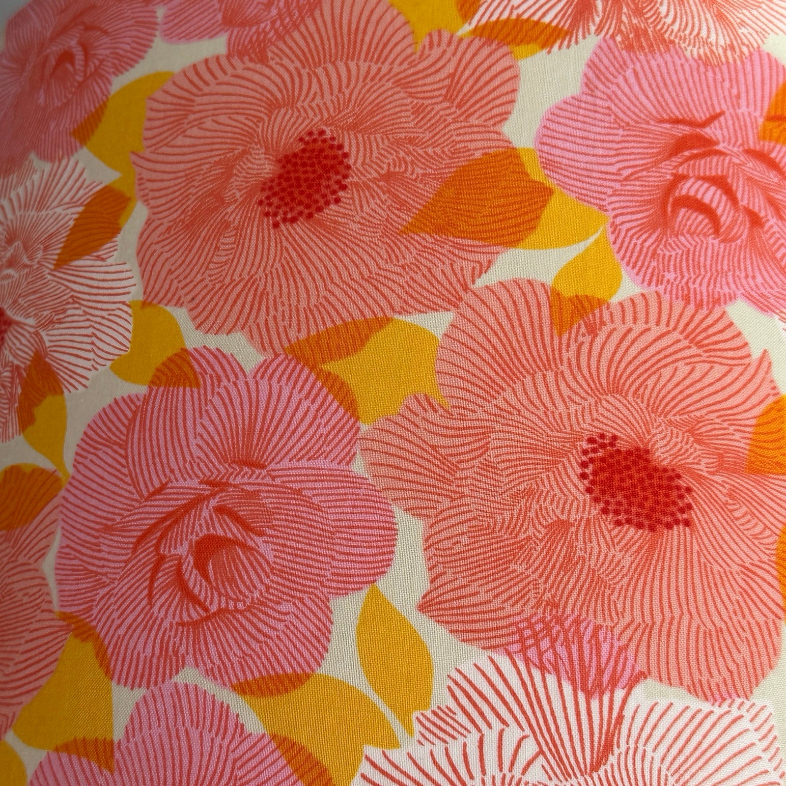 Pastel Roses Pink Drum Lampshade
