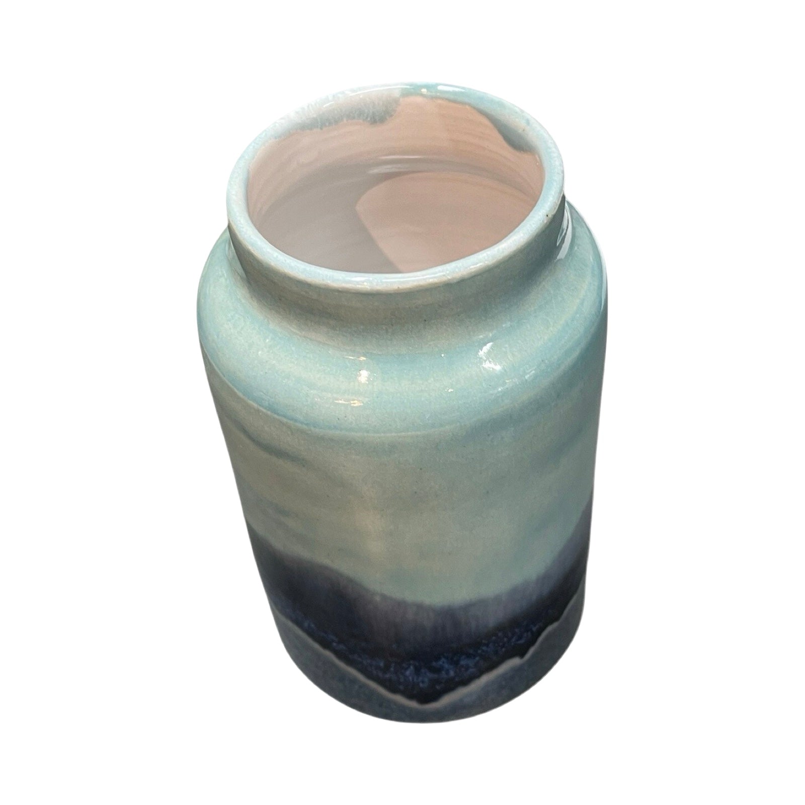 Blue Landscape Ceramic Vase