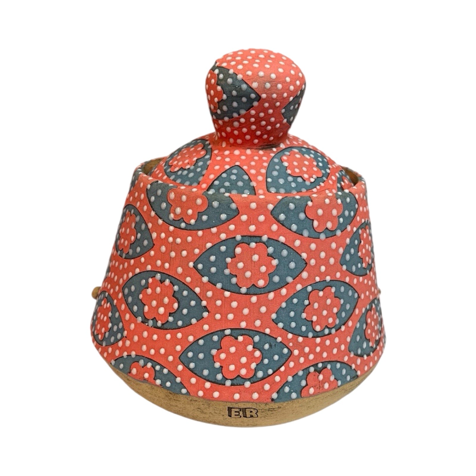 Beard Ceramic Top Knot Jar