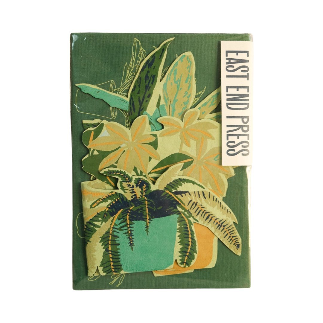Plant pots concertina card in cello sleeve