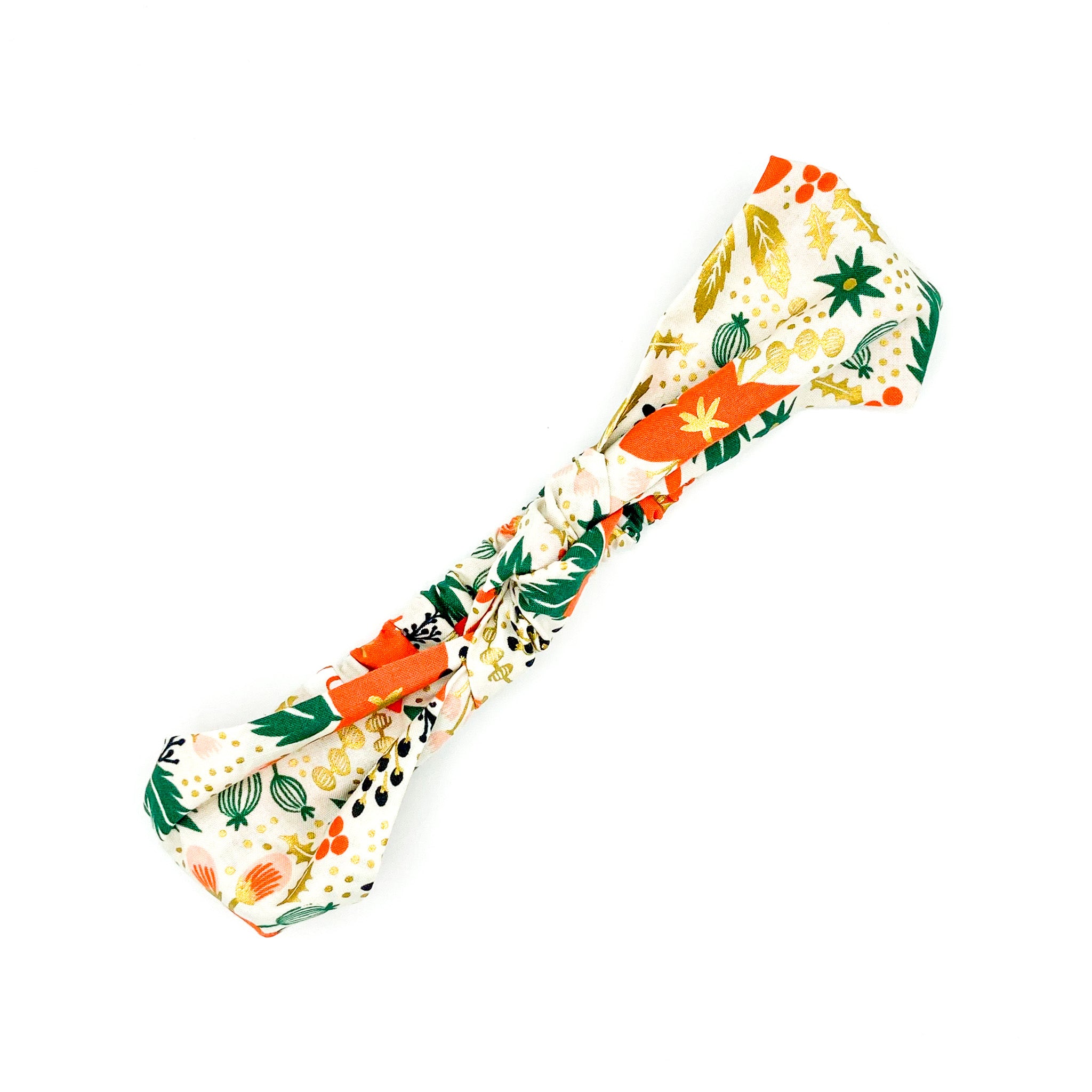 Poinsettia Knotted Headband