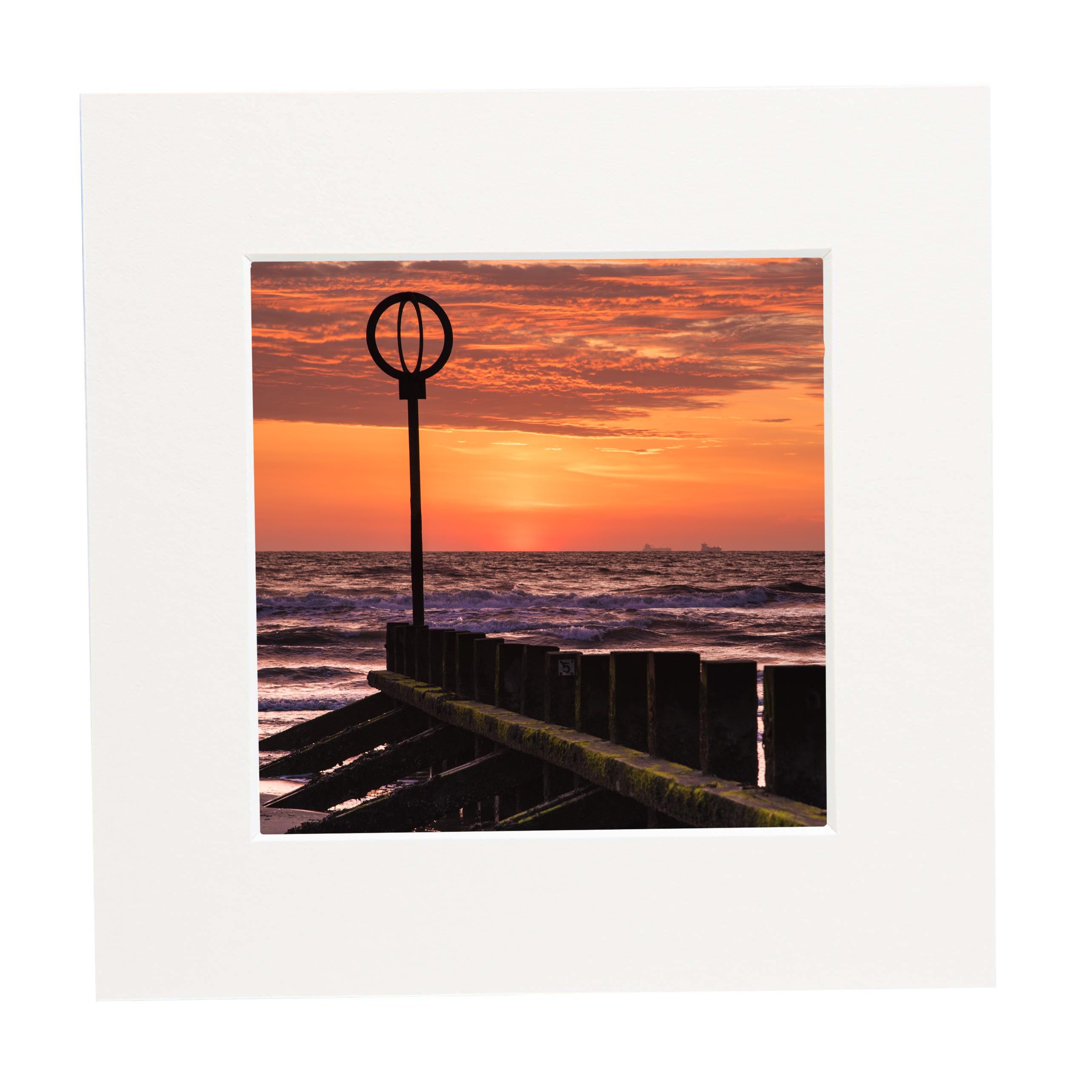 Portobello Beach Edinburgh Mounted Print