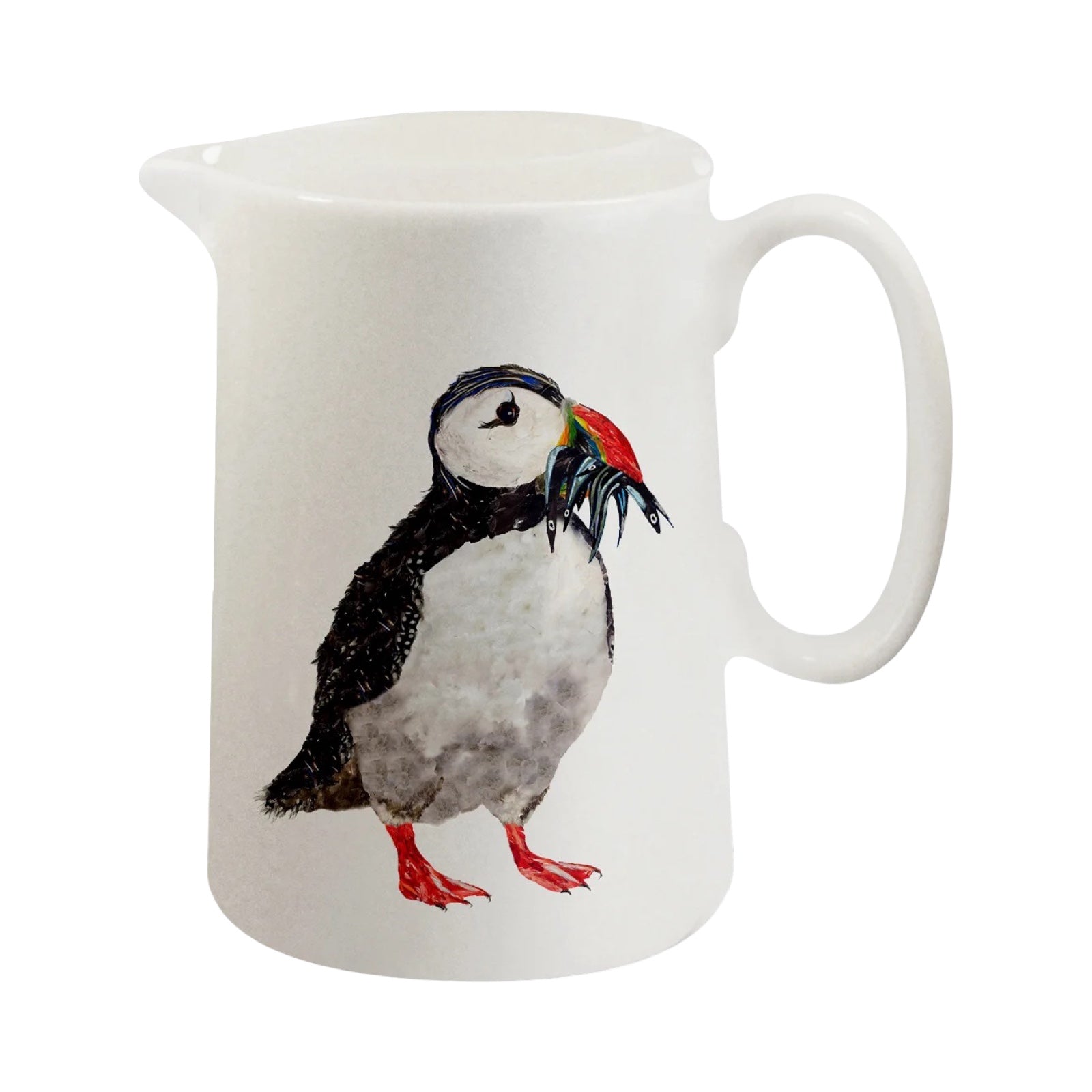 Puffin Bone China Milk Jug Fish