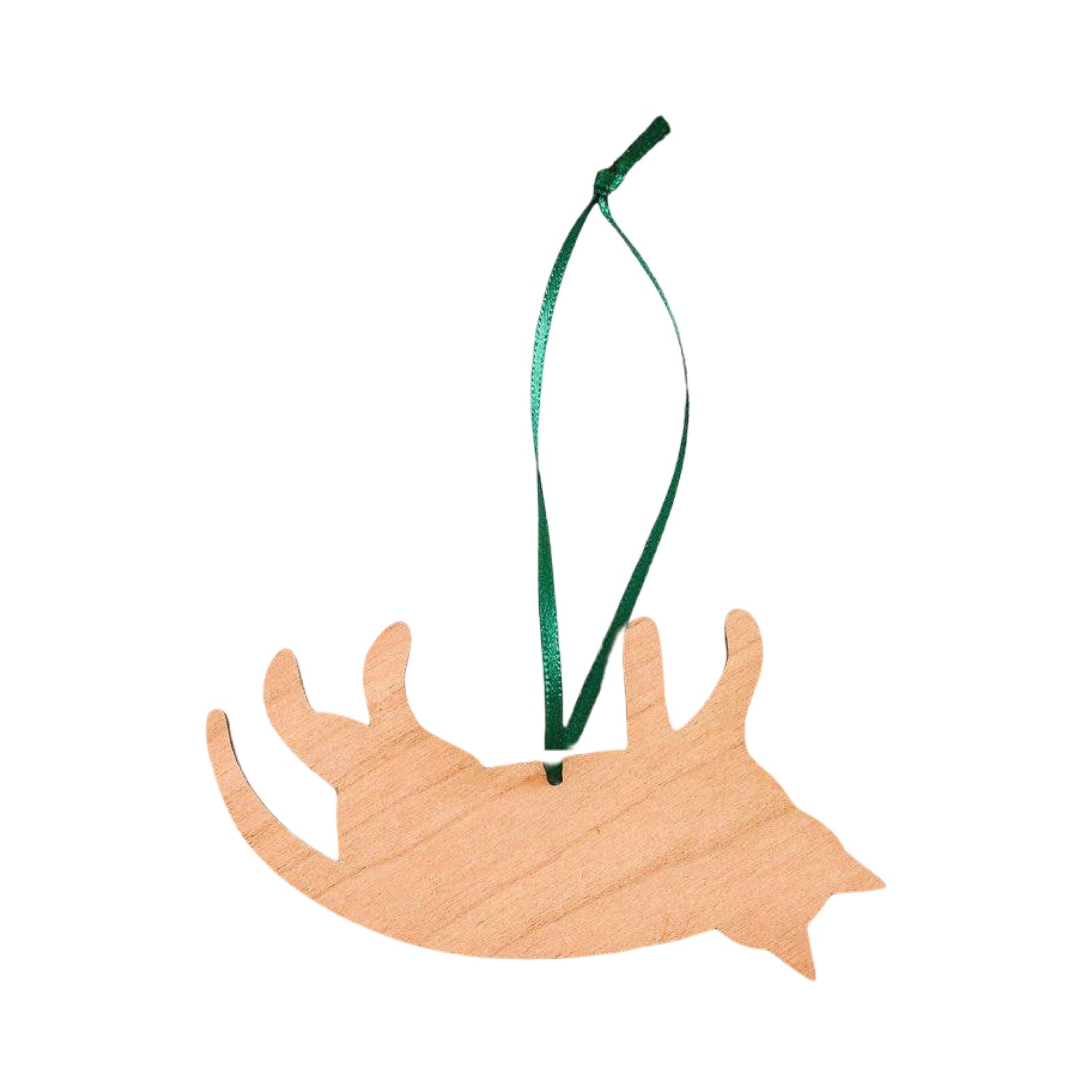Back of cat-shaped decoration.