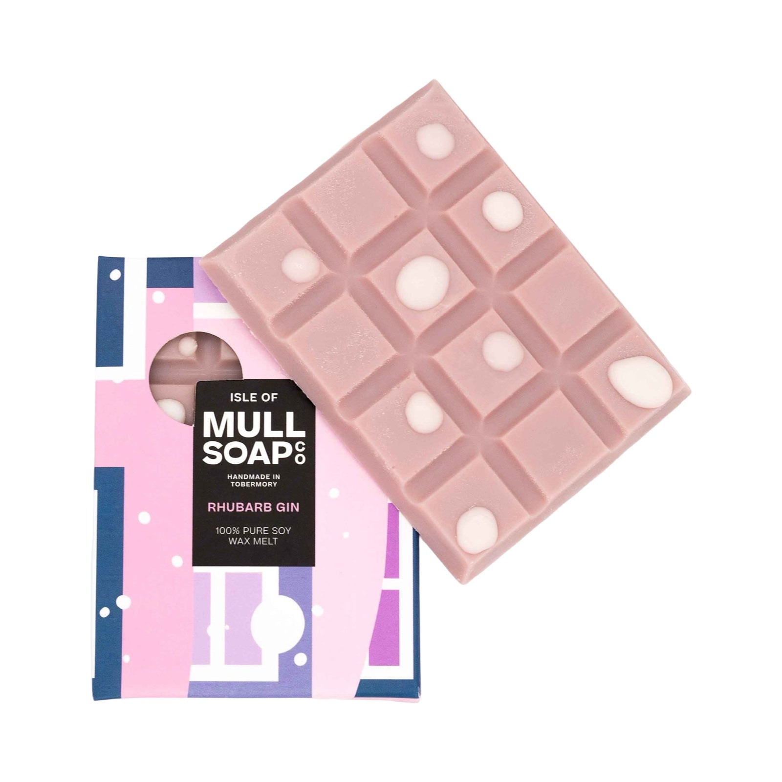 This packet of rhubarb gin wax melts has a fruity, comforting scent.