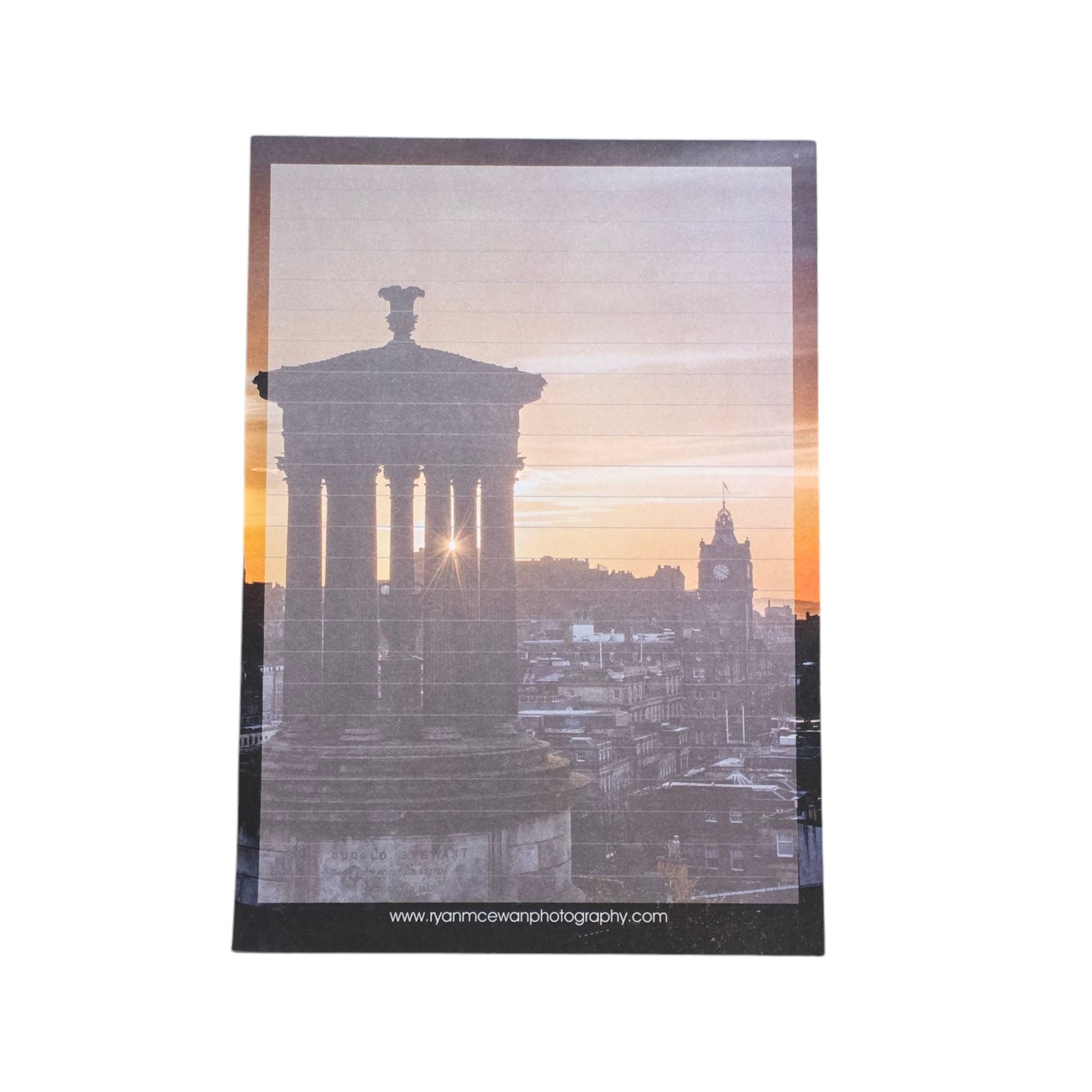 Edinburgh Sunset Notepad