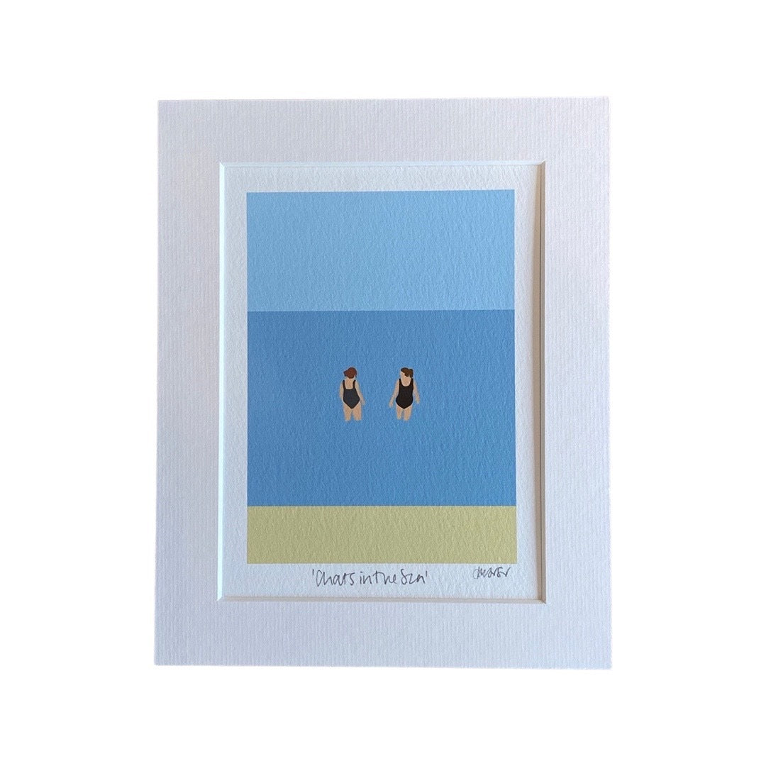 Chats in the Sea Print