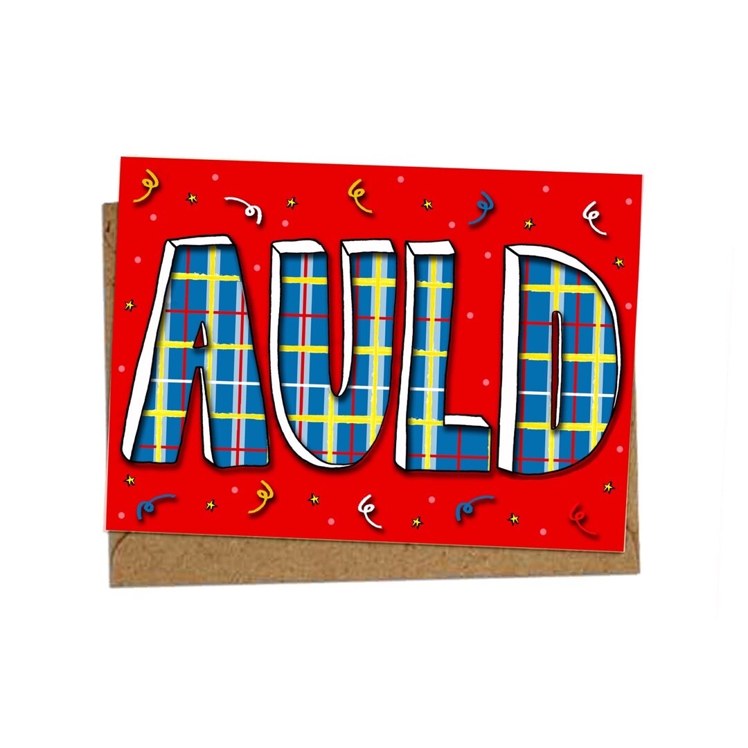 Auld Birthday Card