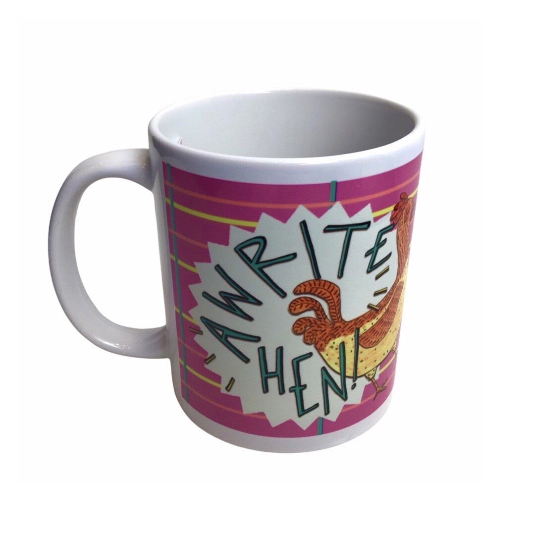 Awrite Hen Mug