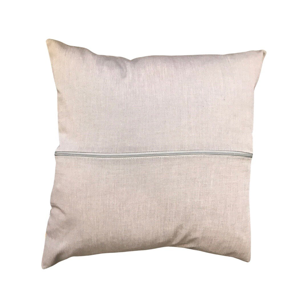 Retro Floral Mustard Cushion Cover