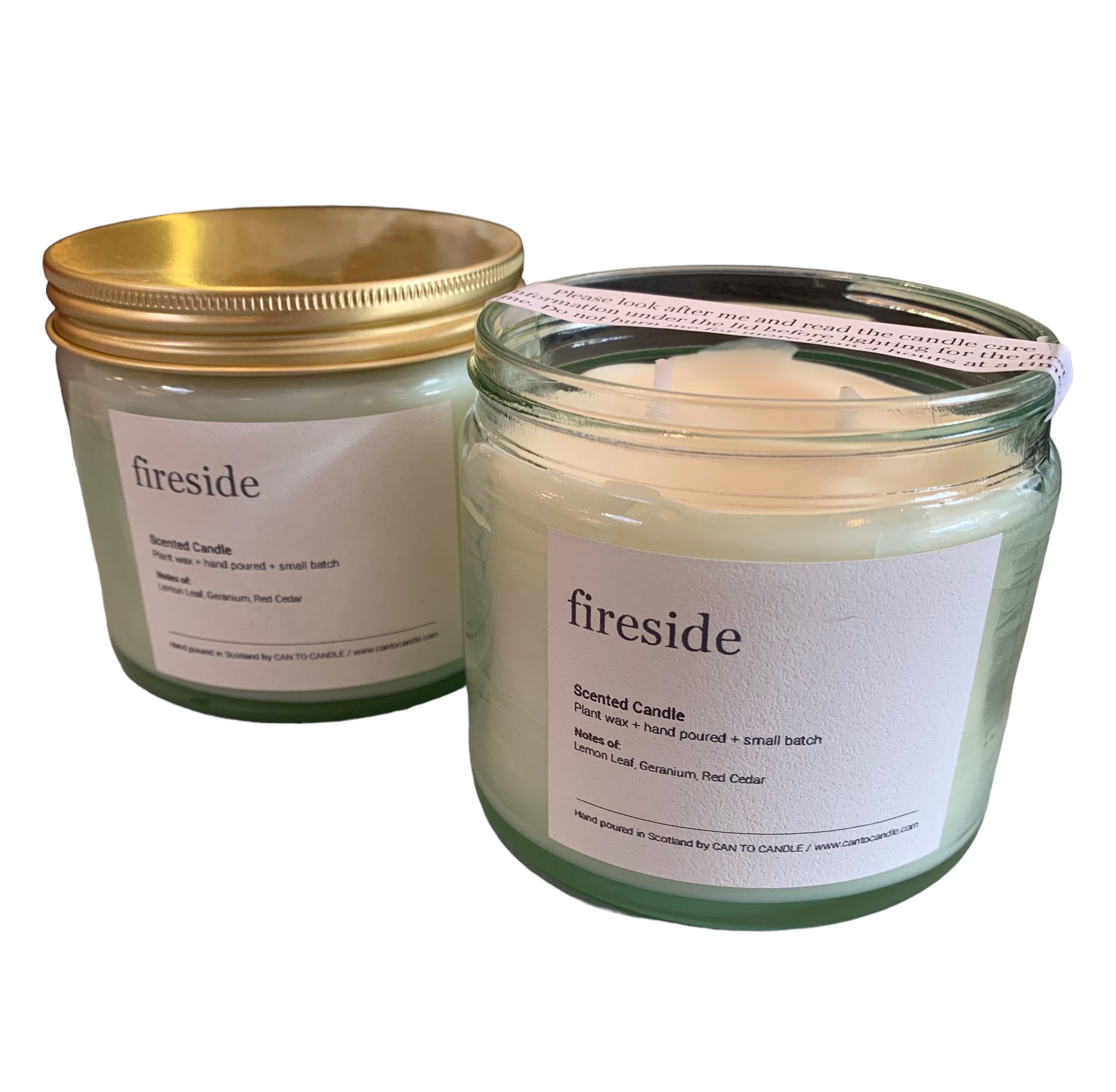 Fireside Glass Jar Candle