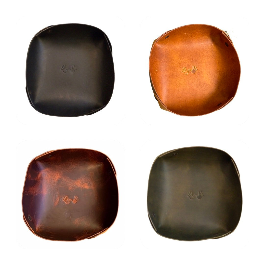 Leather Trinket Tray