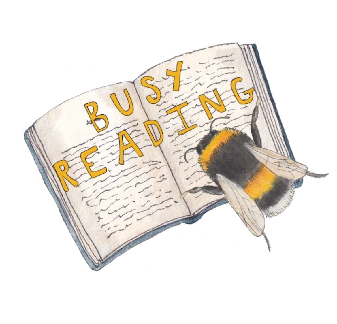 Busy Reading Sticker