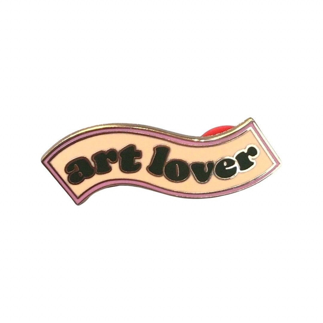 Art Lover Enamel Pin Badge