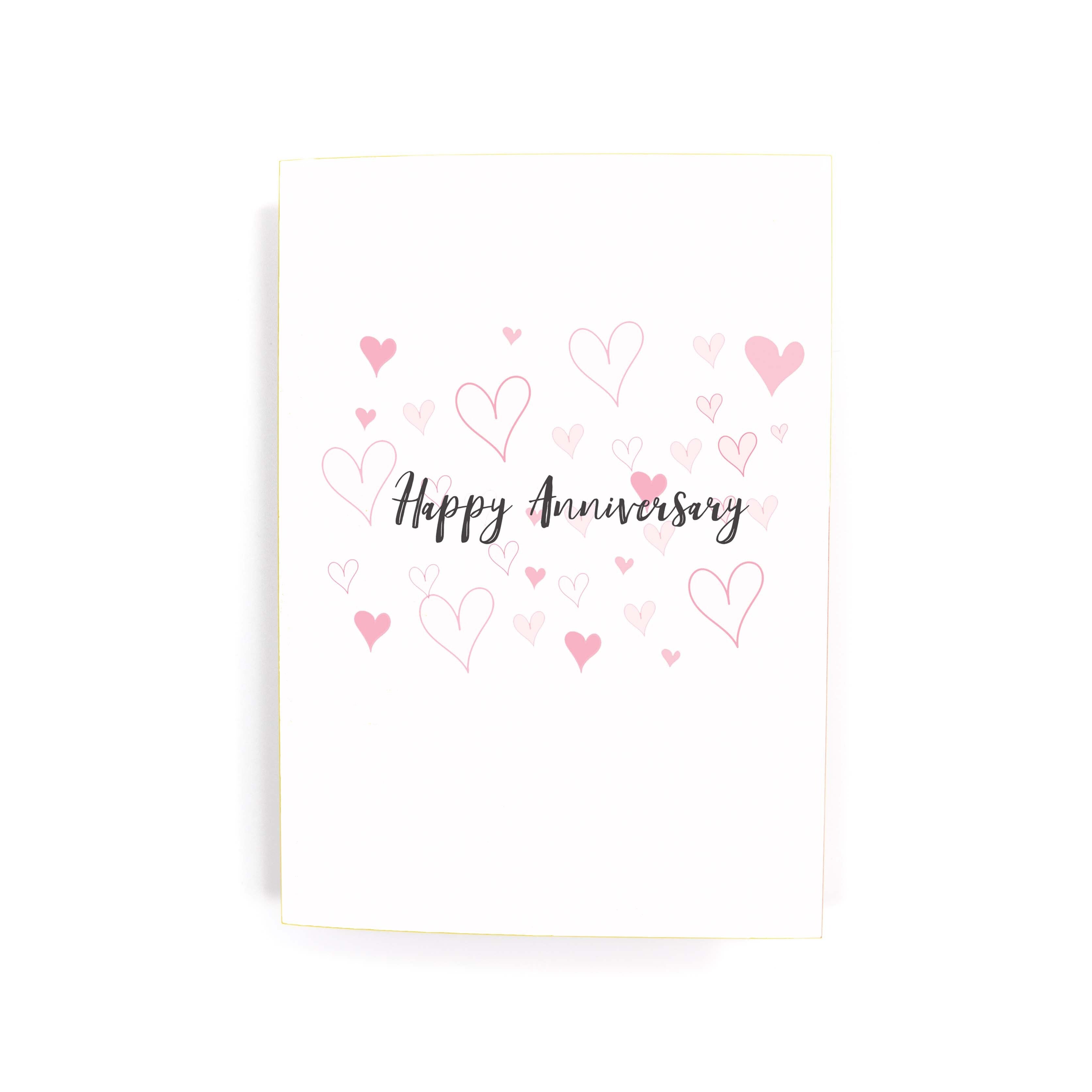 Happy Anniversary Love Heart Card
