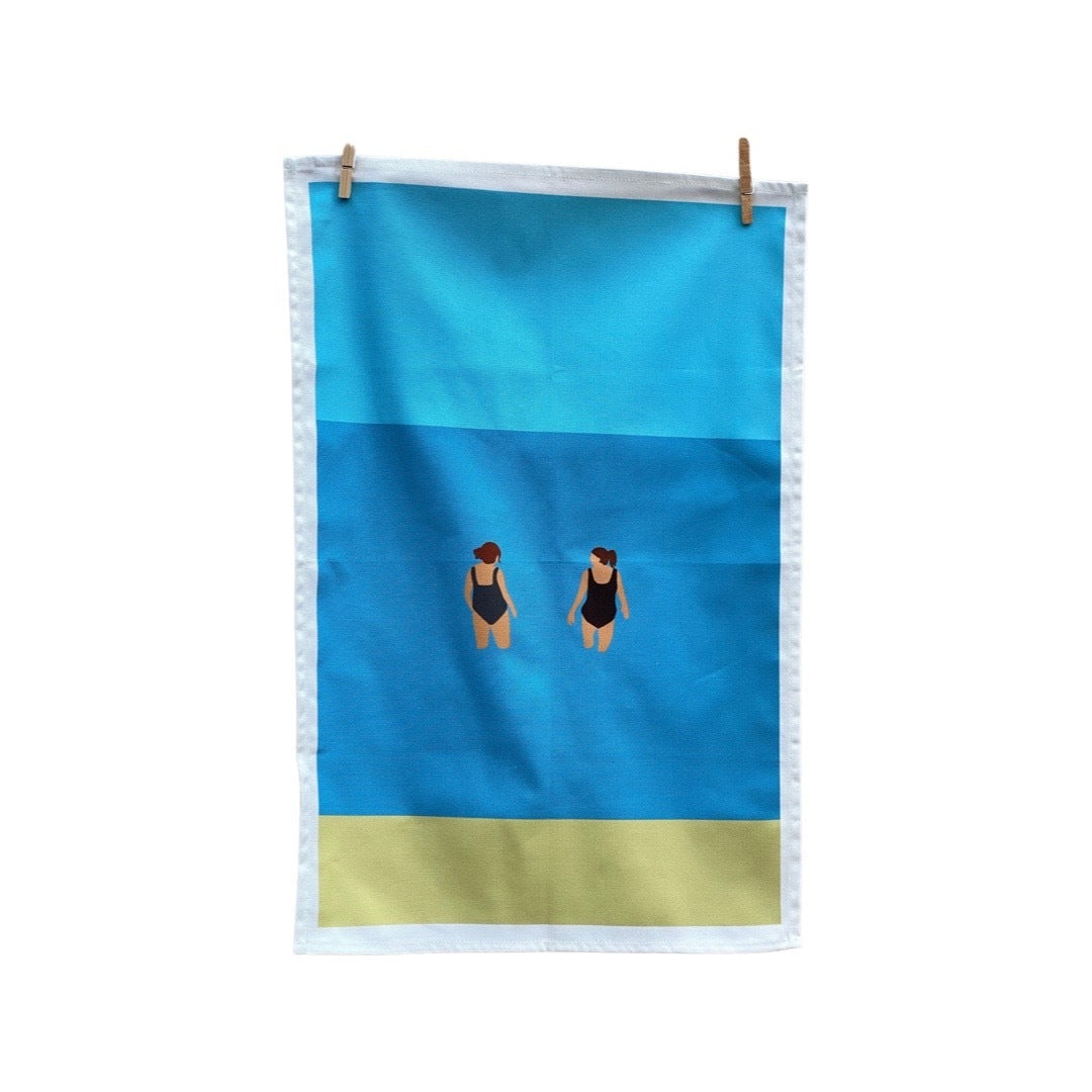 Chats in the Sea Tea Towel