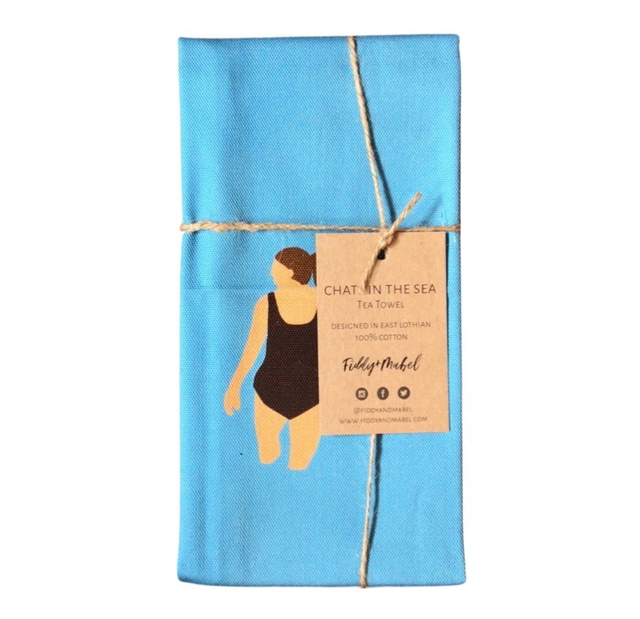 Chats in the Sea Tea Towel