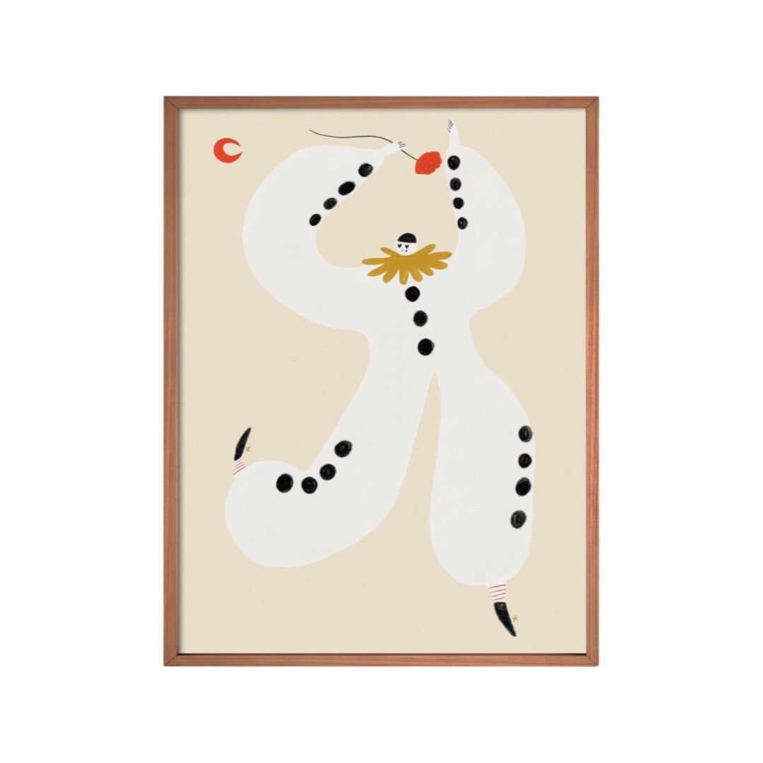 Pierrot Theatre Character Print