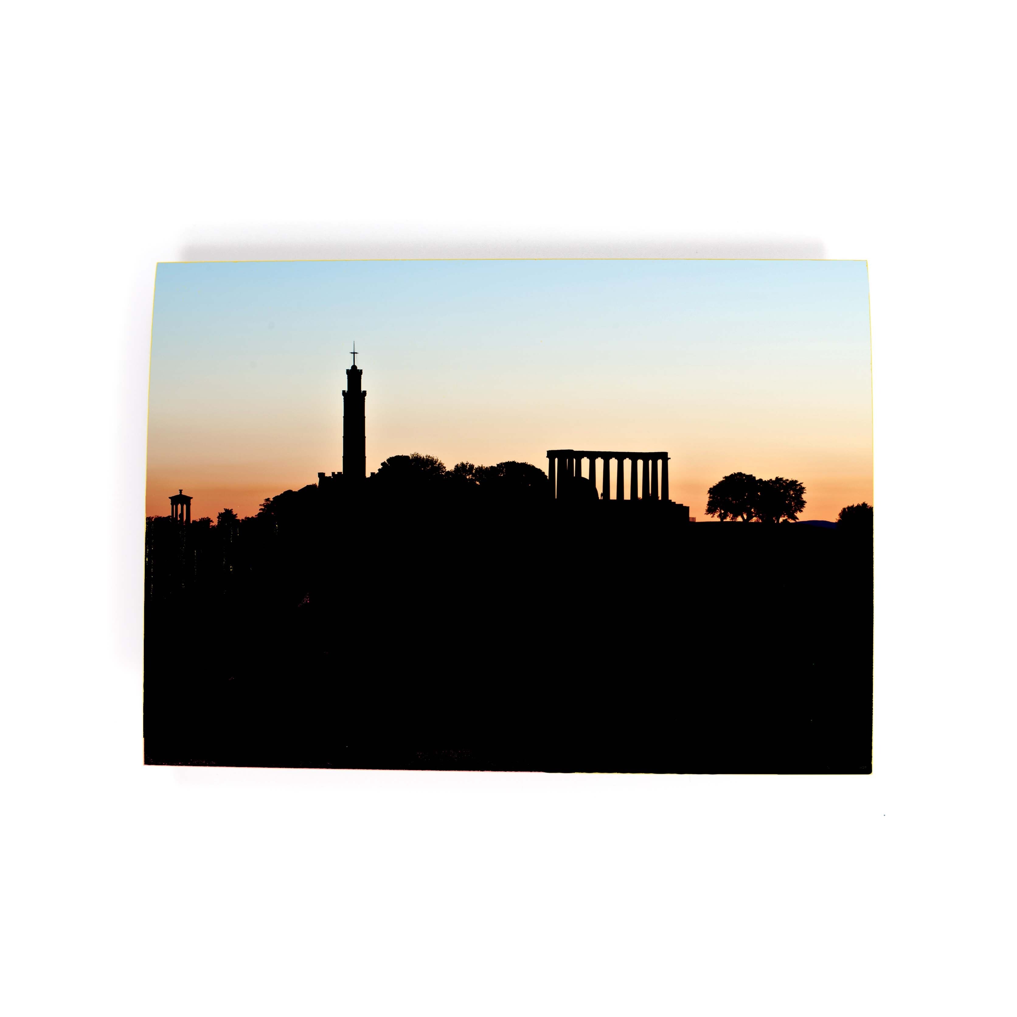 Calton Hill Edinburgh Card