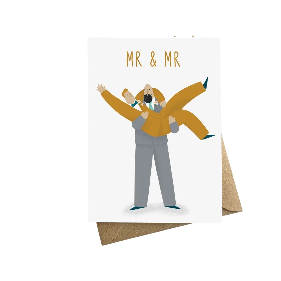 Mr and Mr Wedding Card