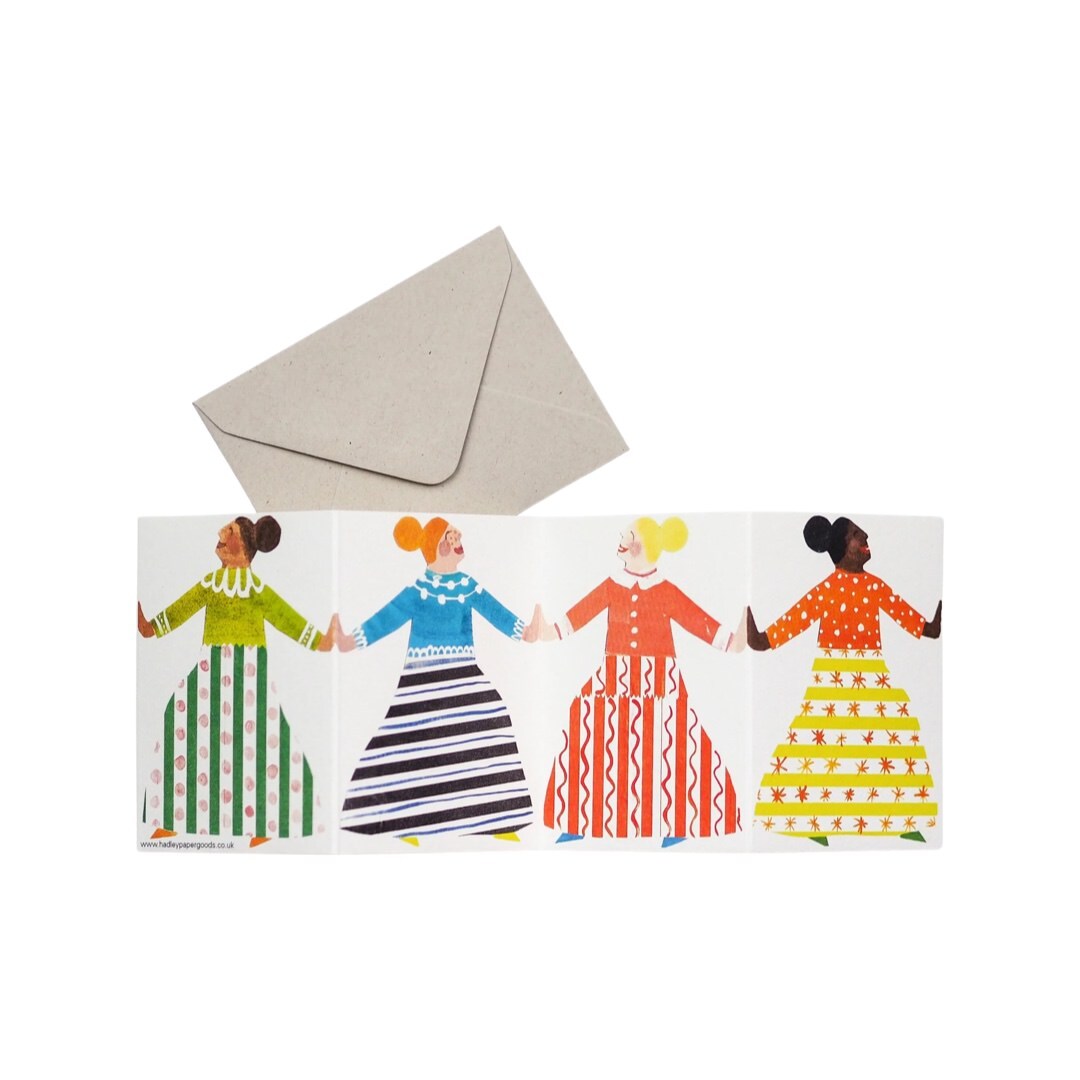 Dancers Concertina Card