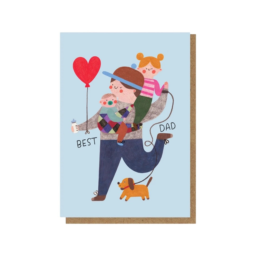 Best Dad Card Balloon